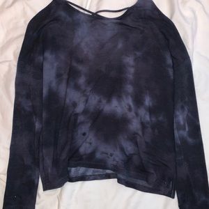 AEO Tie Dye Criss-Cross Back Sweater